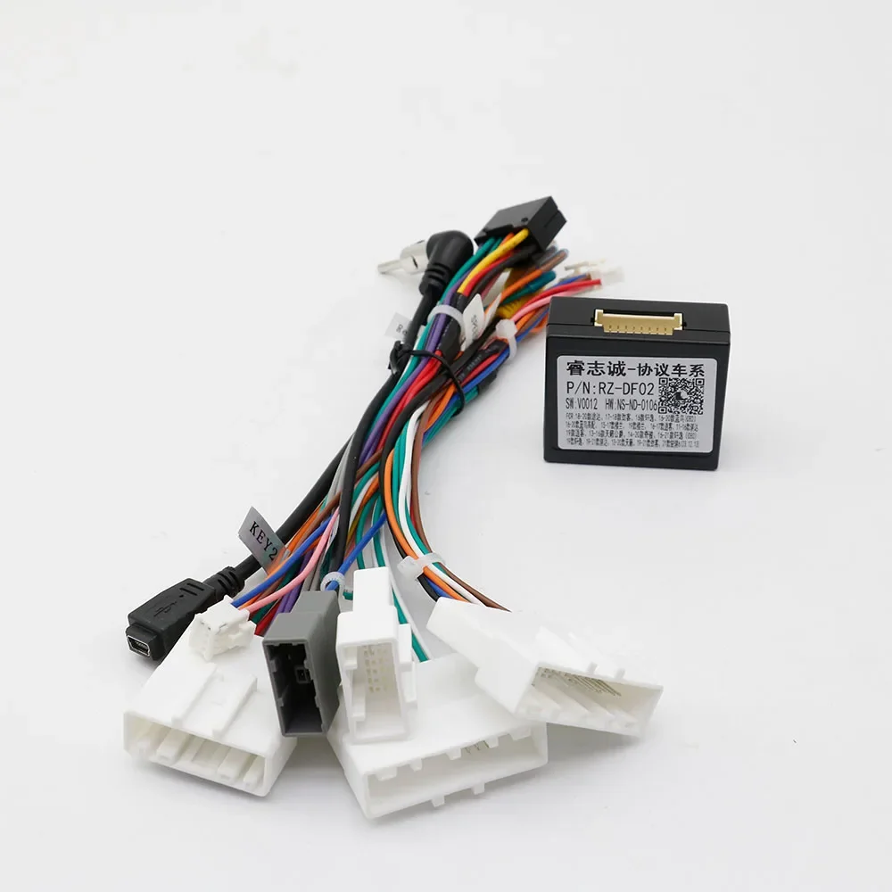 Car Radio Player Cable Plug Canbus Fitting Adaptor Dash Kits For Nissan SYLPHY SENTRA KICKS Qashqai X-Trail NAVARA Terra RZC