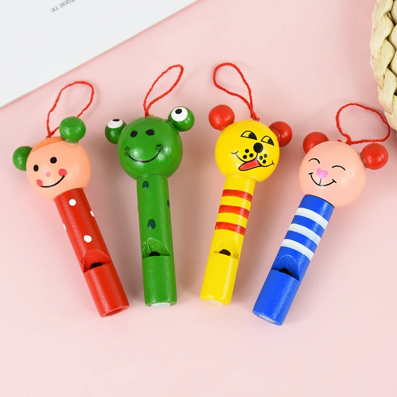 

8Pcs Multicolor Wooden Animal Whistle Toys Kids Birthday Party Baby Shower Gift Pinata Filler Boys Girls Party Goodie Bag Toys