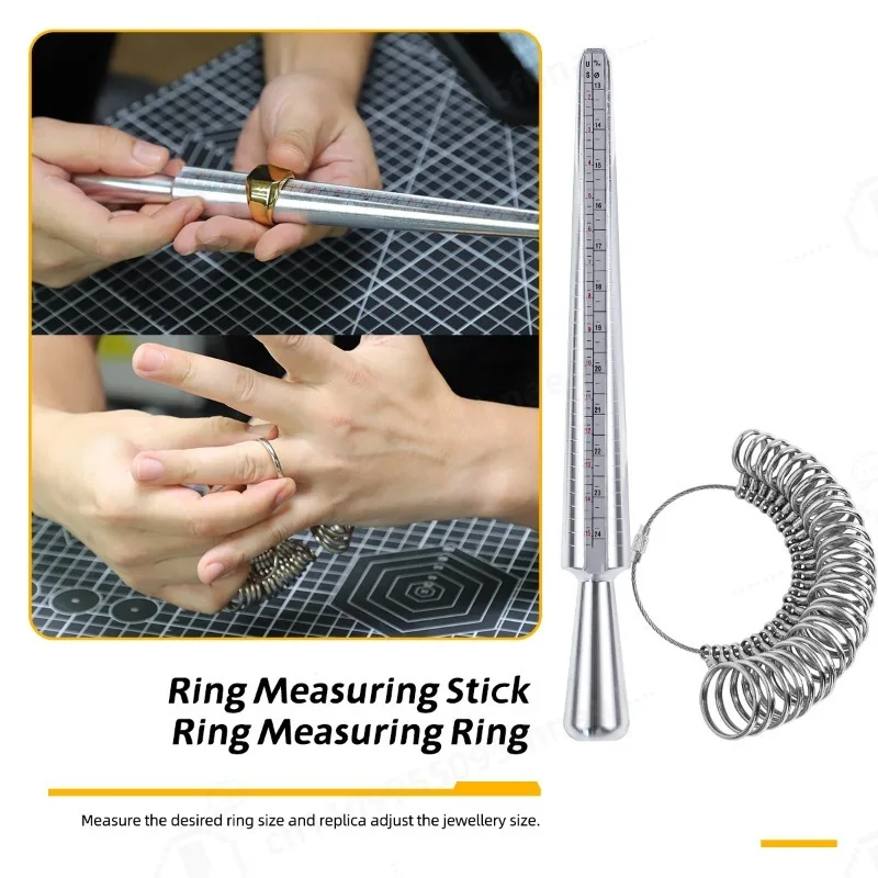 Multi-size Ring Wax Ring Mold Kit for DIY Ring Casting & Sizing
