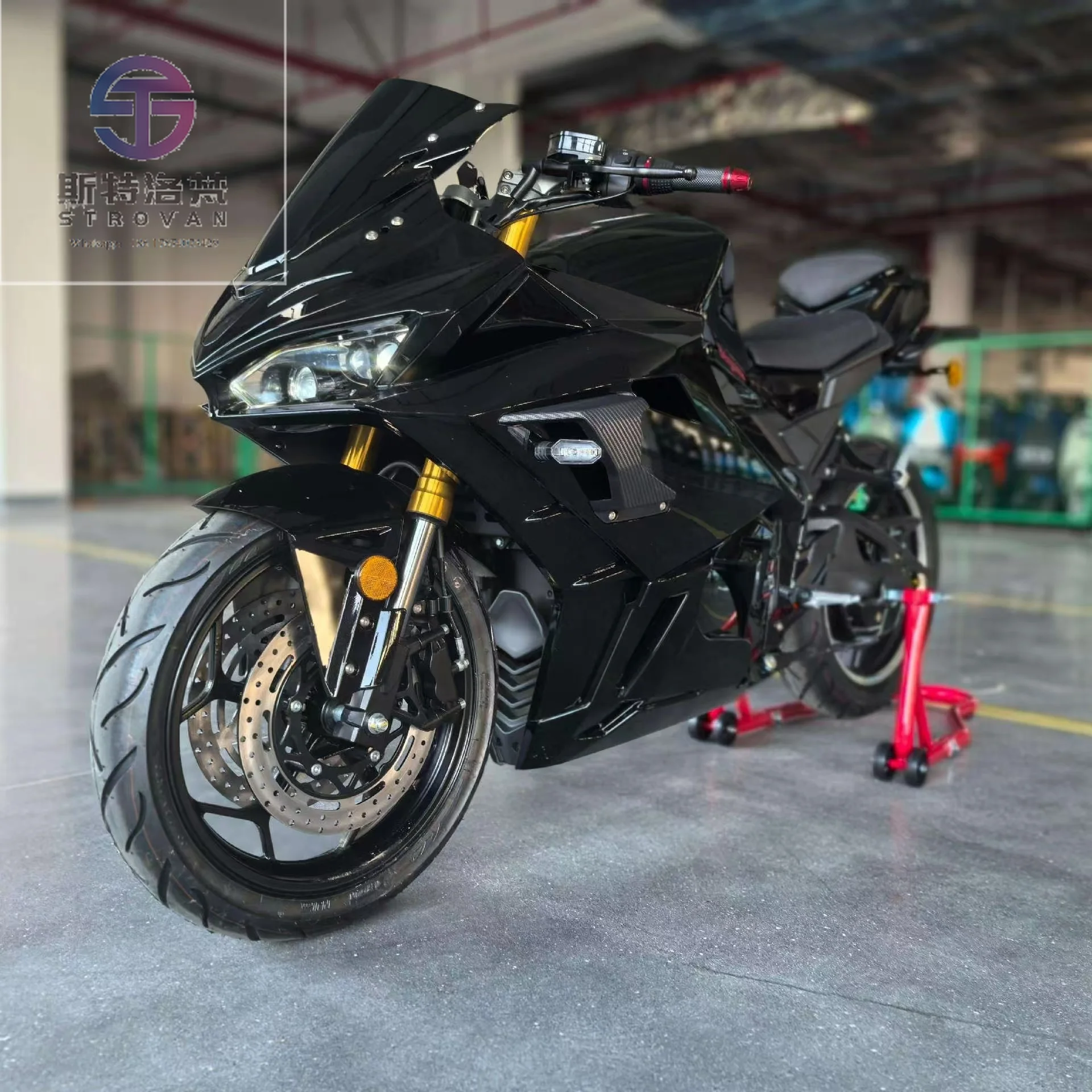 

LANYANG Racing Electric Motorcycle 72V 8000W Lithium Battery 120km/h High Quality and Cheap