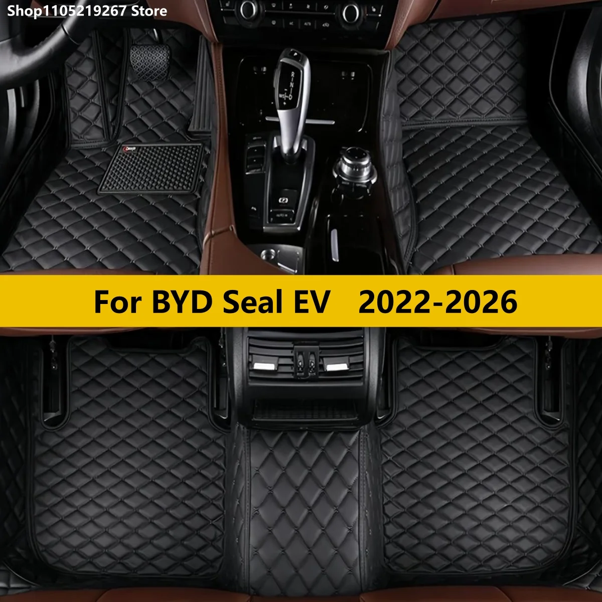 

Car Floor Mats For BYD Seal EV 2022 2023 2024 2025 2026 Auto Front Rear Row Full Set Carpet Pads Foot Mat