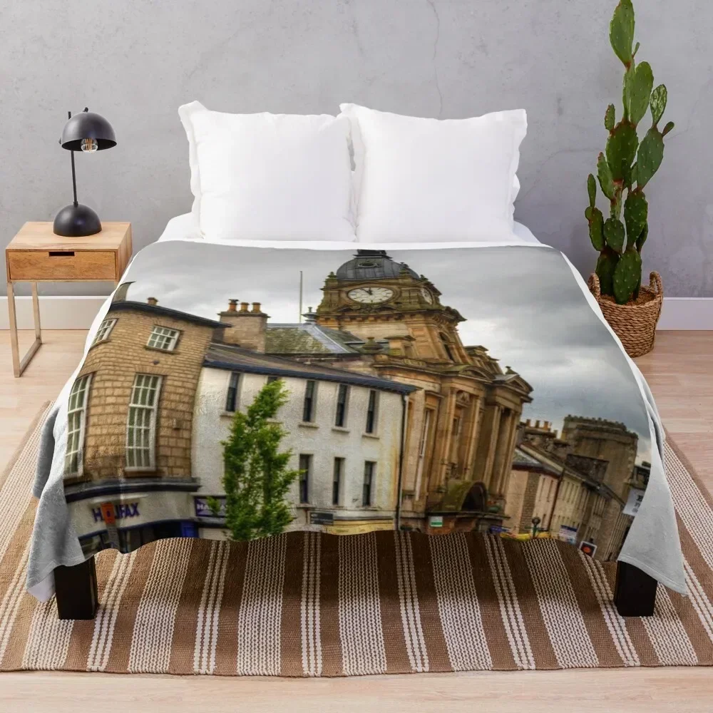 

Kendal Town Hall Throw Blanket Soft Plush Blanket as Housewarming Gift