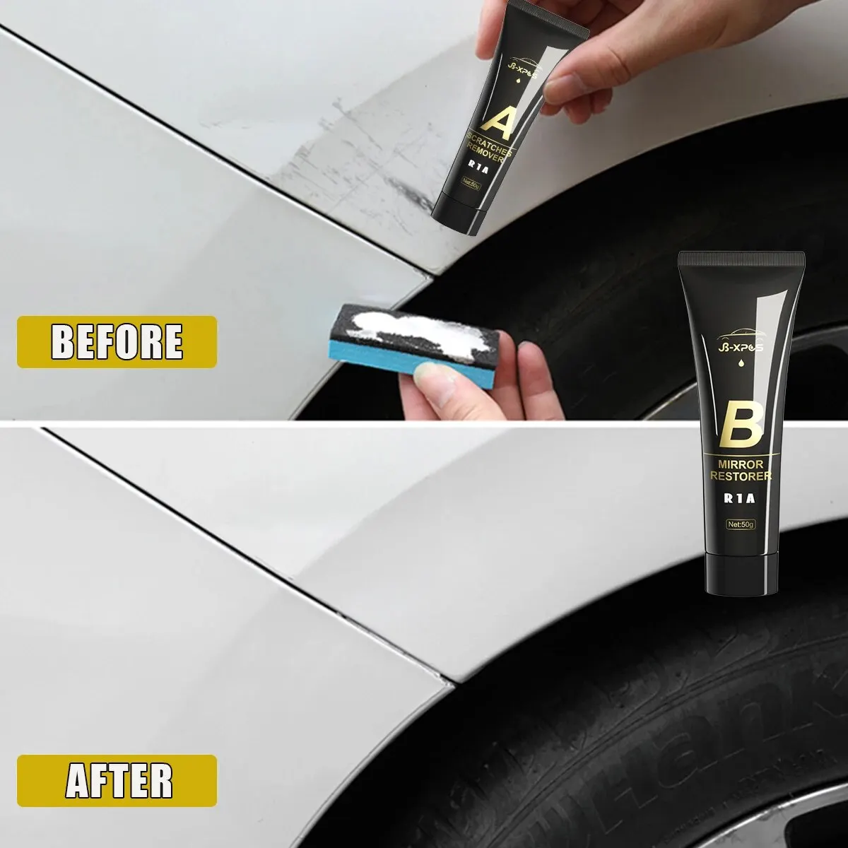 Car Scratch Repair Paste Paint Care Swirl Remover Polishing Auto Body Grinding Compound Anti Scratch Wax Tool JB XPCS R1