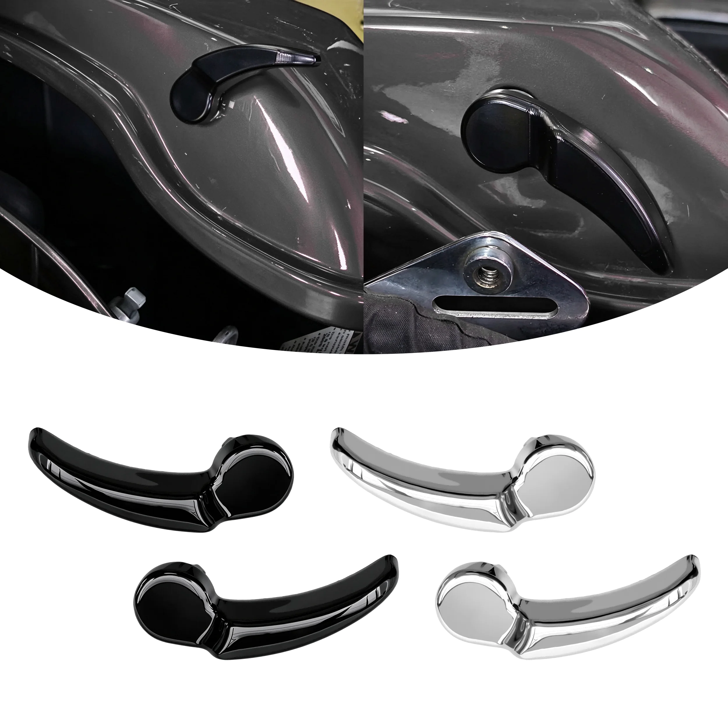 Motorcycle Saddlebag One Touch Latch Levers Lid Lifter Replacement Accessories for Harley Davidson Touring 2014-2026