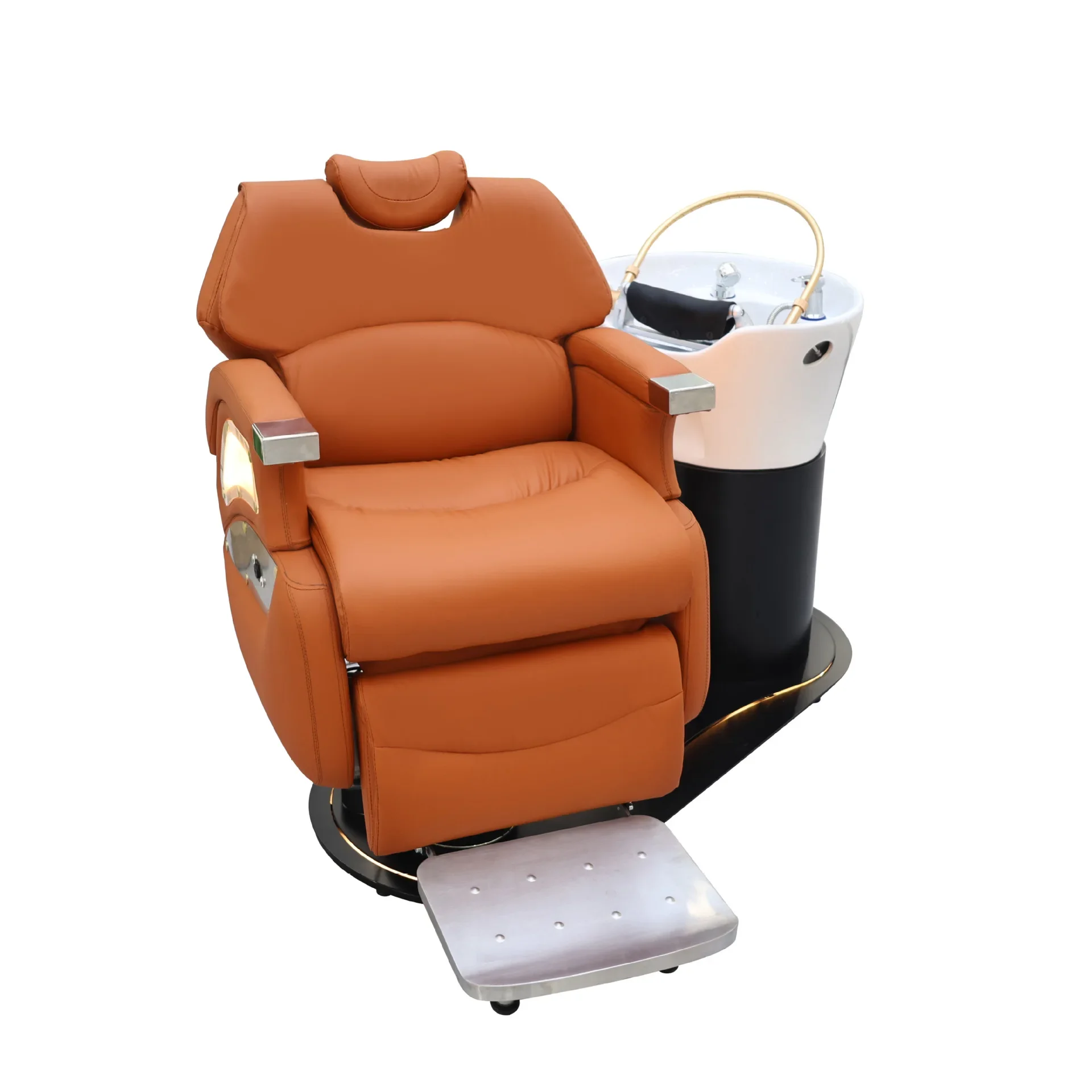 Simple High-end Electric Lift And Put In One Bed Hair Salon Scalp Care Seat