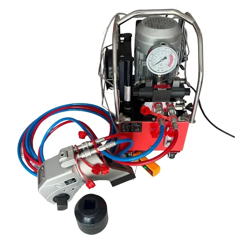 Titanium Alloy Hydraulic Drive Wrench Electric Hydraulic Hollow Wrench High Power High Strength Torque Heavy Duty Wrench