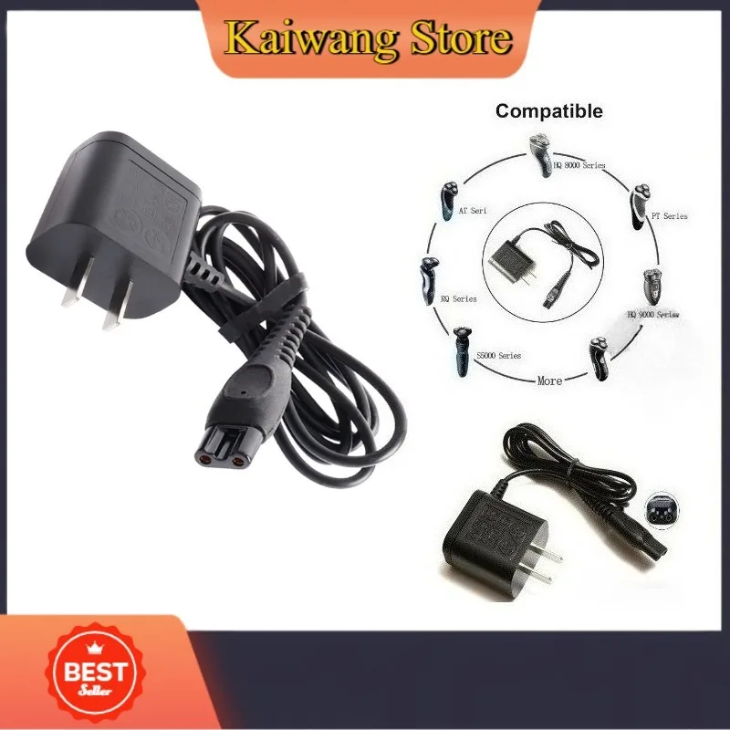 شاحن ماكينة حلاقة 15 فولت لسلسلة فيليبس HQ8505/7000 5000 3500 MG3750 MG5750 MG7750 شاحن سلك محول الطاقة لماكينة الحلاقة الكهربائية