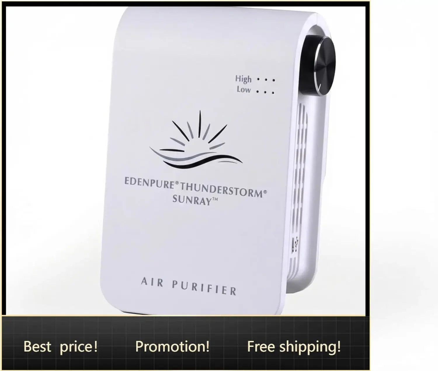 Brand new fast shippingBestsellerThunderstorm Sunray Air Purifier Plug In Ionizer Plasma Remover | Odor & Smoke Eliminator, No F