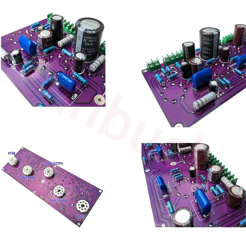 Sunbuck 6N8P/6SN7 push KT88/KT90/single ended electronic tube amplifier 5U4G rectifier tube PCB version Amplifier Audio