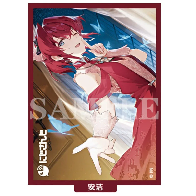 60pcs/set Virtual idol NIJISANJI Lize Helesta Ange Katrina Inui Toko Card Sleeve Game Collection Card Protective Cover 67*92mm