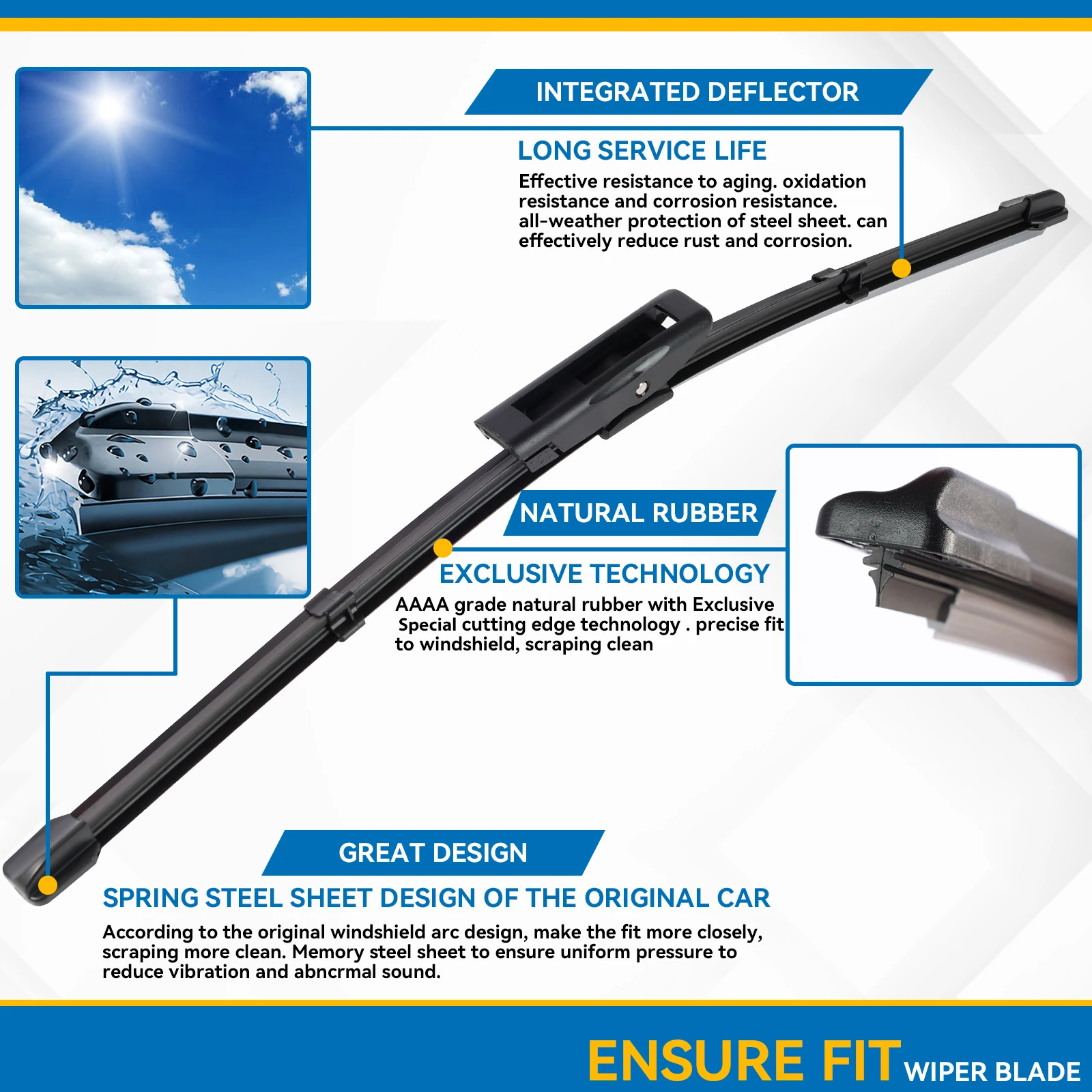 Erick\'s Wiper LHD Front Wiper Blades For Renault Megane 2 MK2 2006 - 2008 Windshield Windscreen Window Car Rain Brushes 24\