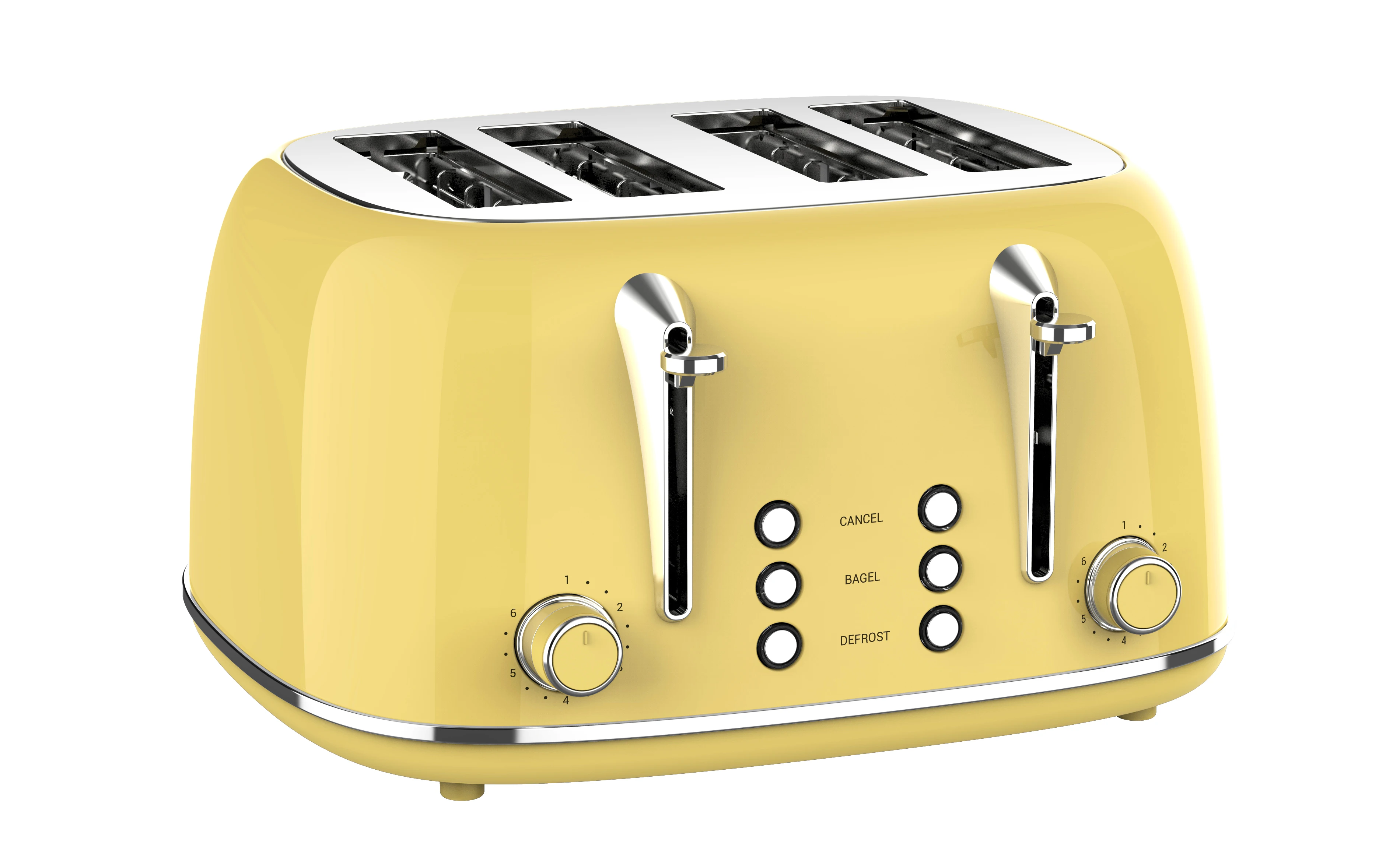 Bread Baking Machine Electric Toaster Kitchen Automatic Pop-Up Function Toaster