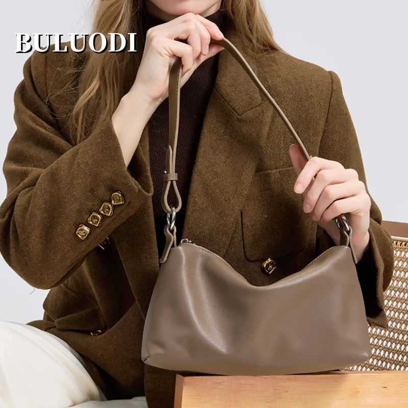 

Women's Mini bag genuine leather handbag luxury designer shoulder bag Fashion high-quality soft cowhide fashionable pillow bag