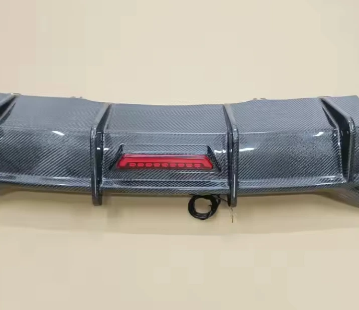 

KB Type A5 Carbon Fiber Front Lip Spoiler with Illumination for Audi A5