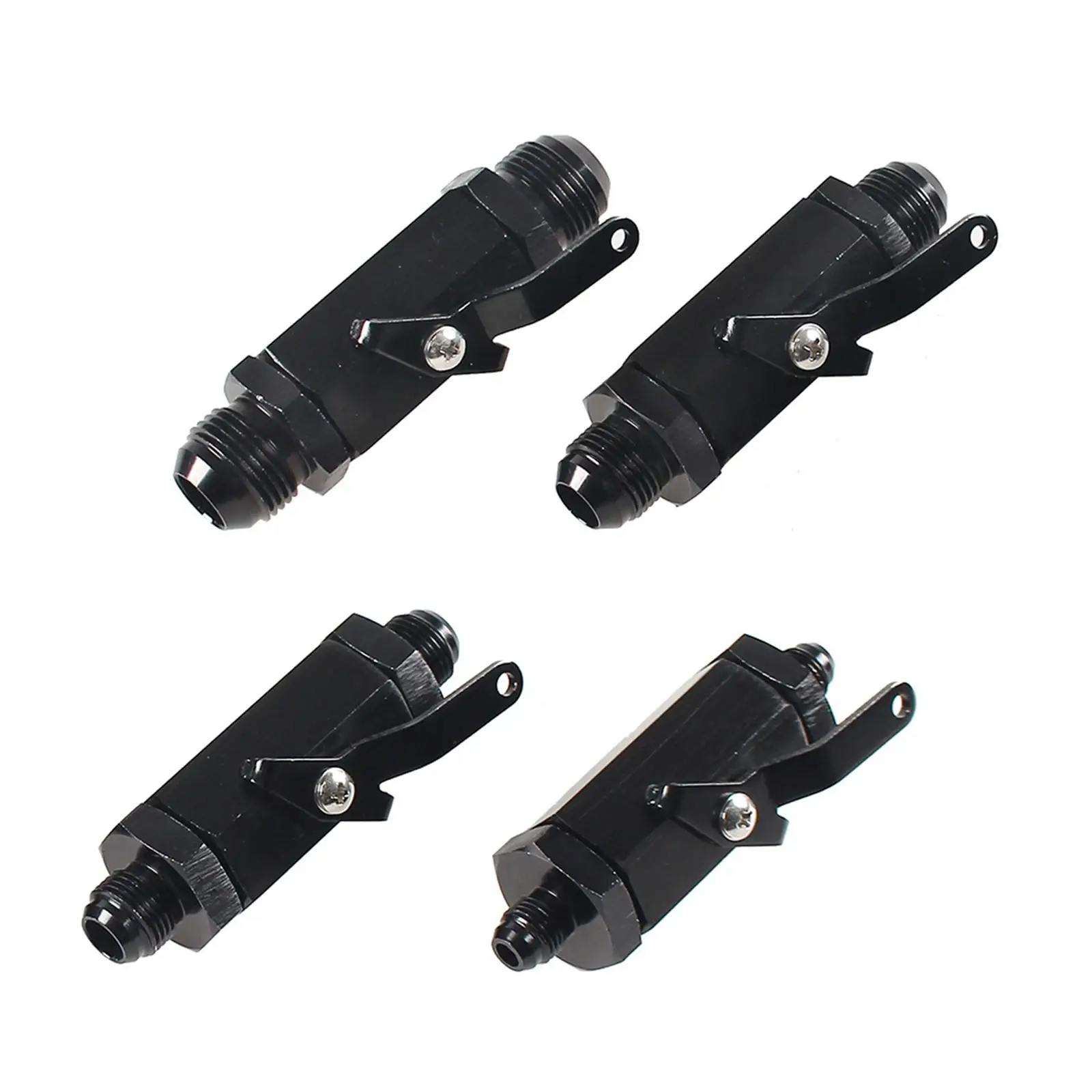 Universal Fuel Shut Off Valve Replace Aluminum Alloy Black Accessories image 3