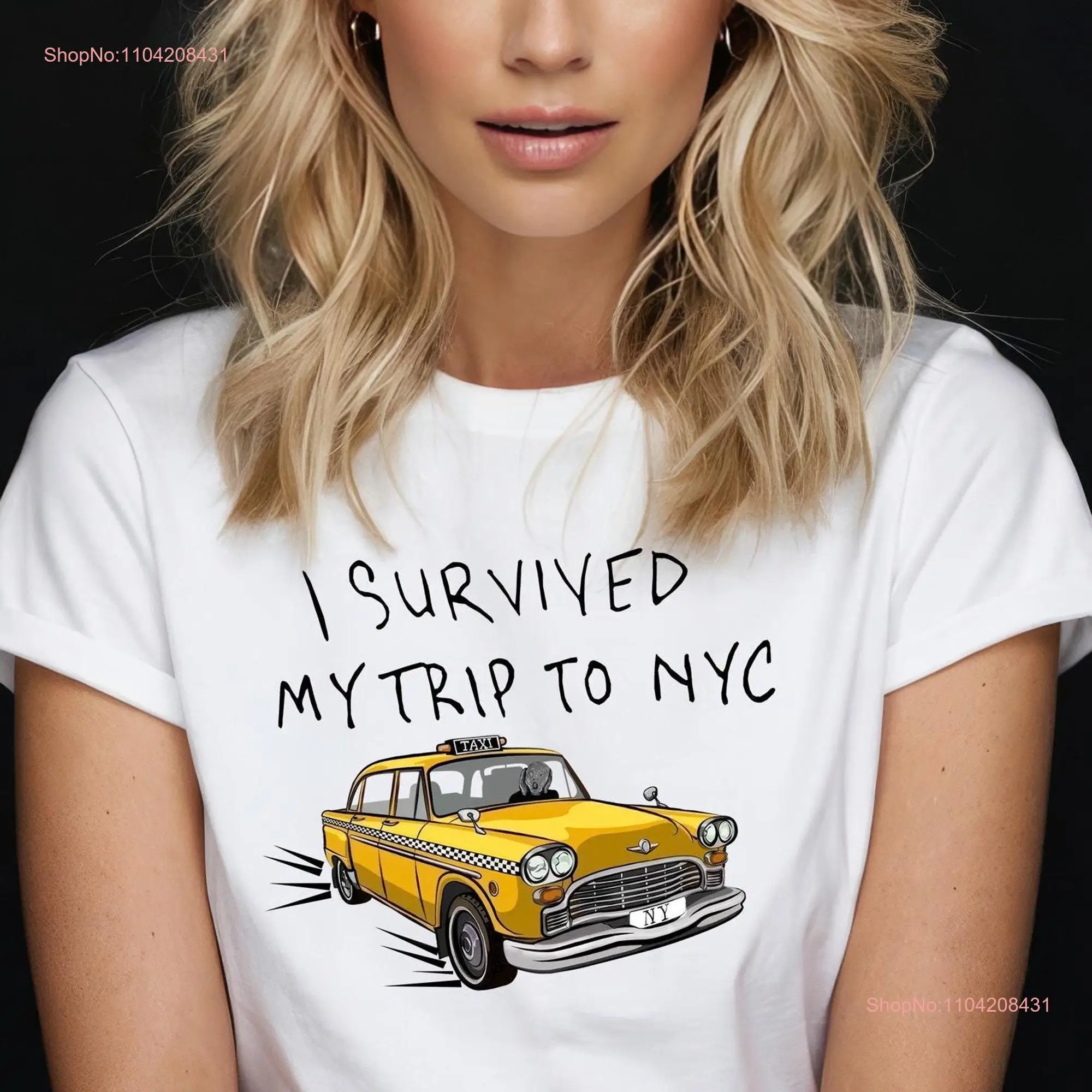 I Survived My Trip to NYC T shirt For Tom Holland Ney York City Cab Fashionable Taxi long or short sleeves