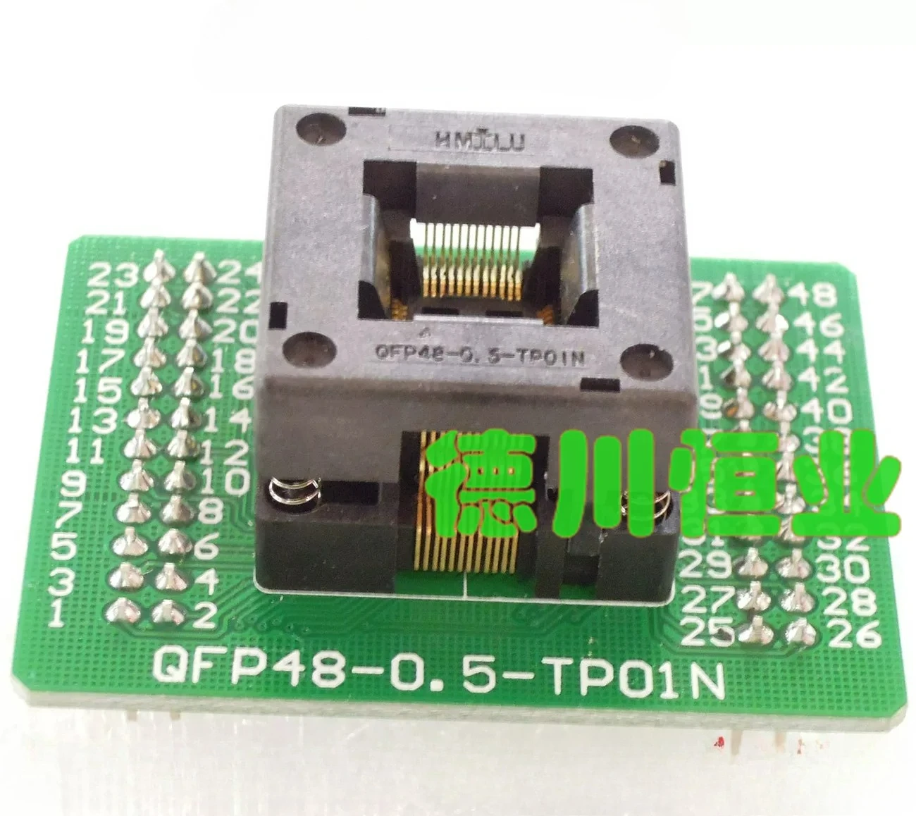 TQFP48 to DIP48 LQFP QFP48-0.5 adapter programming test bench