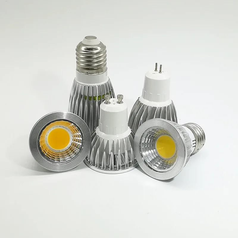 Imagem -05 - Dimmer de Alta Potência Cob E27 Gu10 Mr16 Gu5.3 E14 Lâmpada Led 9w 12 15 Cob Led Spot Lâmpada Branca Branca Quente