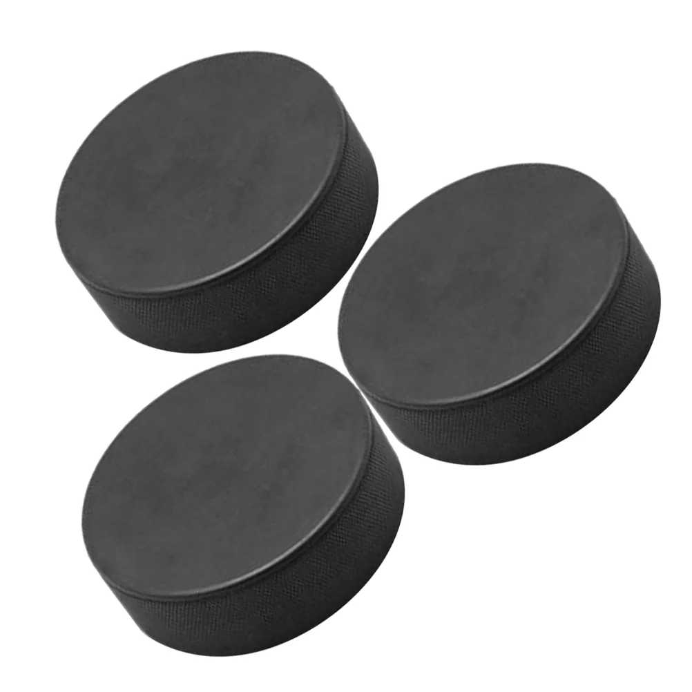 

3 Pcs Hockey Training Supplies Ice Race Puck Solid Practical Classic Game Multi-function Fitness