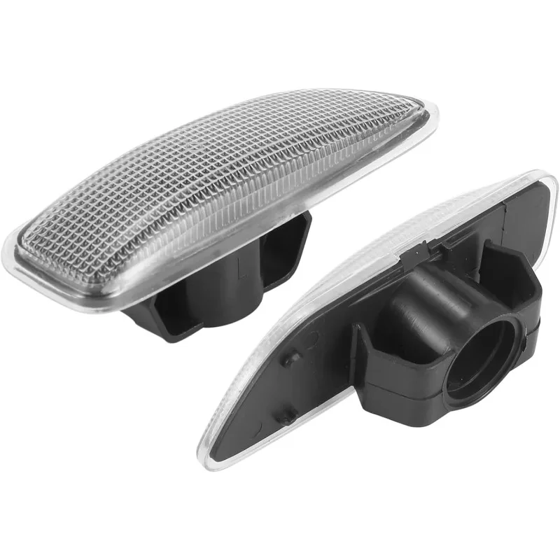 

2Pcs Turn signal Light Front Side Marker Lamp Cover Shell For Volvo S60 V70 S80 XC70 XC90 2001-2009 30722641 30722642