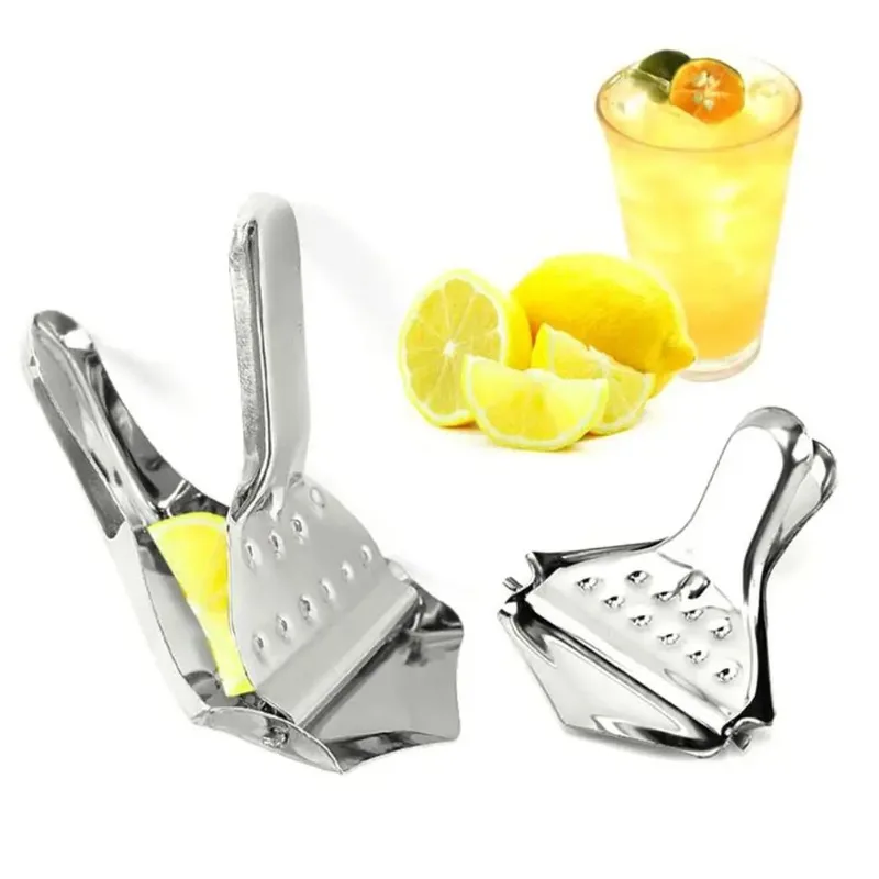 1pcs Lemon Squeezer Manual Food-grade Stainless Steel Fruit Press Kitchen Gadgets for Home Orange Juicer Practical Tool