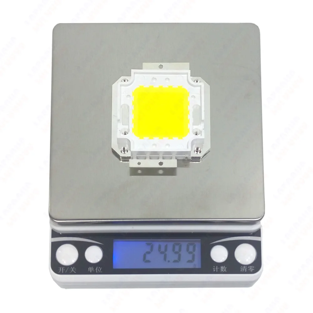 Yüksek güç LED koçanı çip 10W 20W 30W 50W 100 W ışık sıcak doğal saf beyaz DIY için 10 20 30 50 100 W Watt açık LED sel ışık