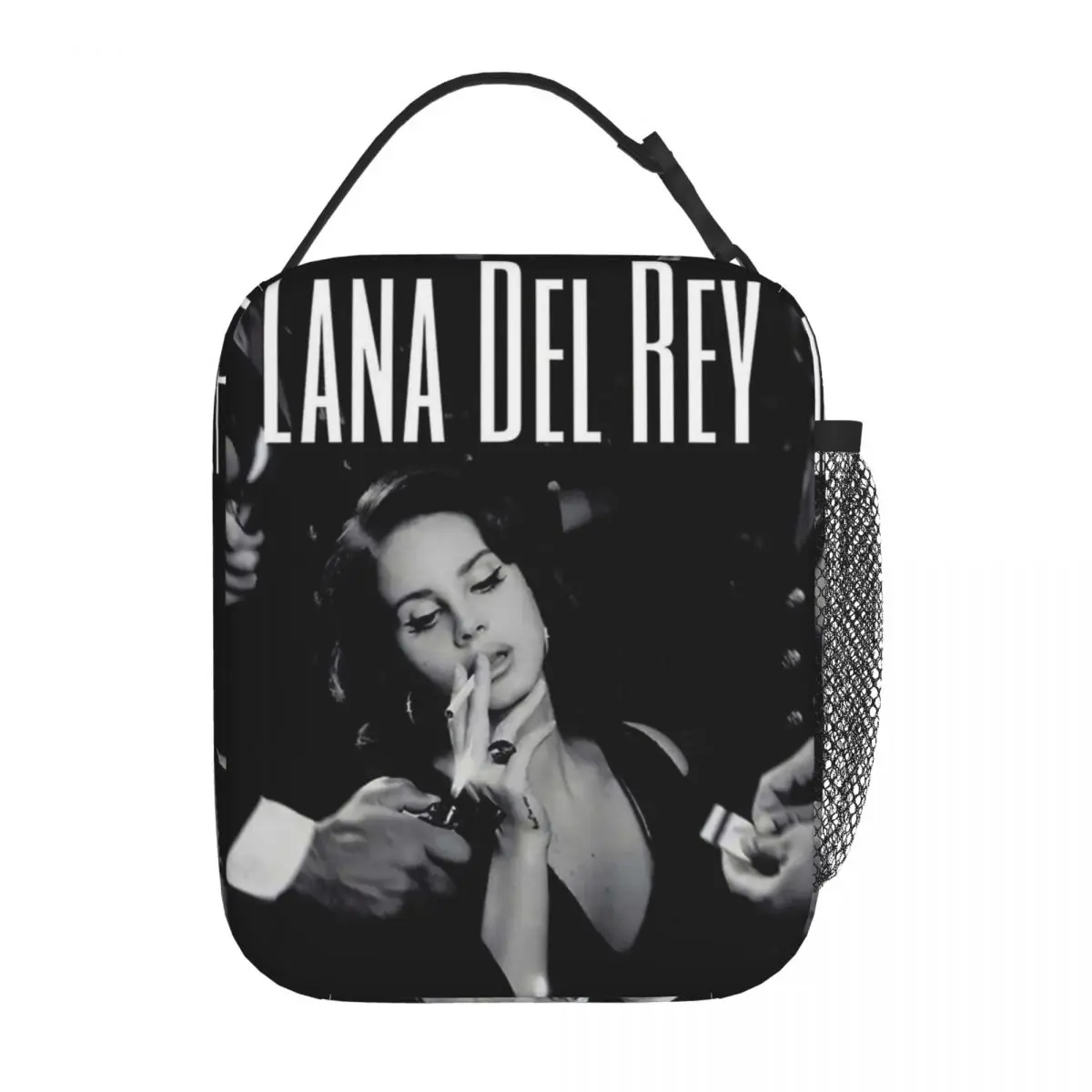 

Lana Del Rey Insulated Lunch Bag Large Meal Container Cooler Bag Tote Lunch Box School Travel Bento Pouch