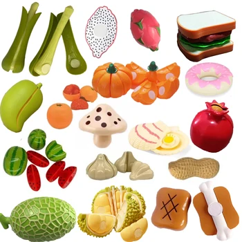Montessori Simulation Vegetables Fruits Dessert Bread 1