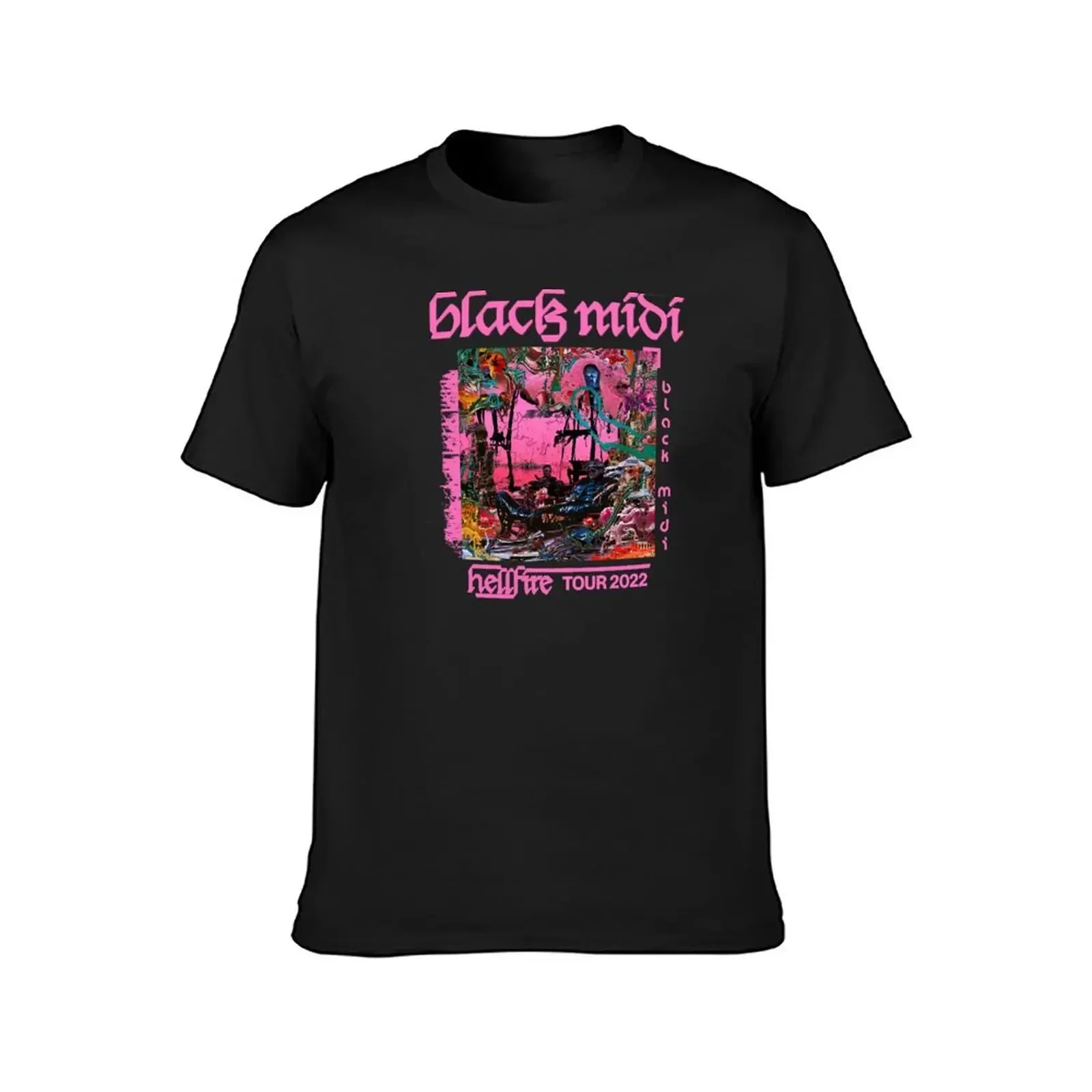 BLACK MIDI TOUR 2022 T-Shirt funnys Blouse oversized aesthetic clothes mens graphic t-shirts funny