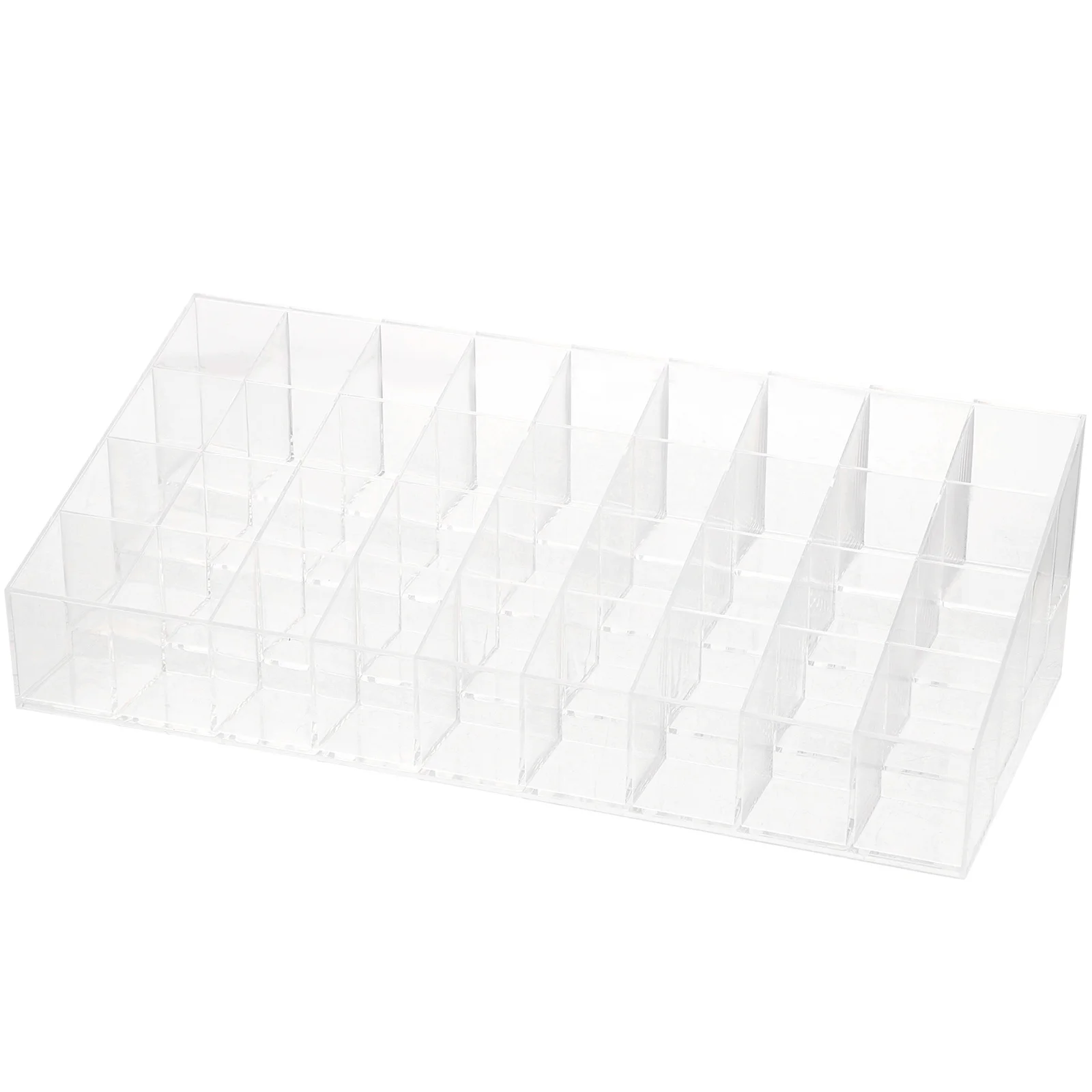 Lipstick Storage Box Premium Material Compact Desktop Holder Transparent Lip Gloss Organizer Makeup Vanity Case