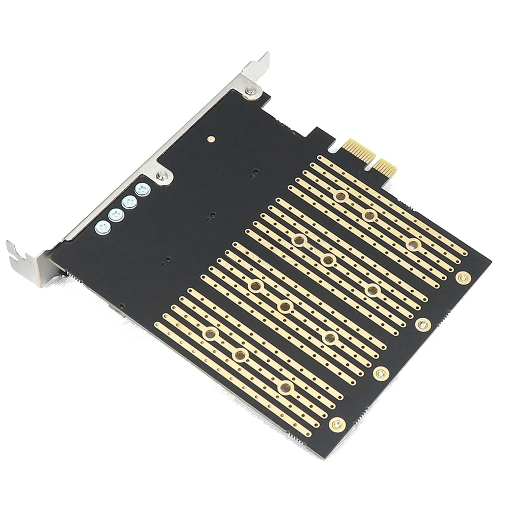 X62A_B Kunci M2 M.2 4 Port NGFF SATA SSD 10 Gbps Ke Adaptor PCI Express X1