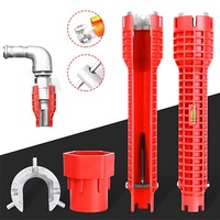 14-in-1 Sink Faucet Wrench with Anti-Slip Handle,hand tools,Dual-Head Plumbing Spanner for Bathroom & Water Heater Repair