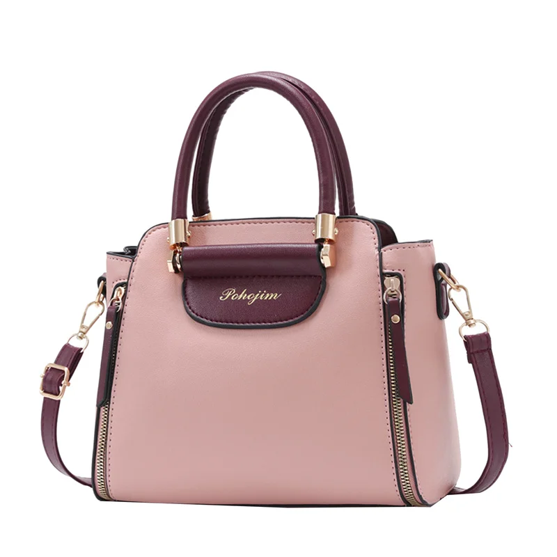 Women's bags 2023 new fashion women's bags hit color hand-held  bag Europeand the United States all-match shoulder messenger bag