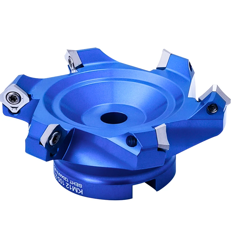 KM12 50 63 SE12 رأس قاطعة المطحنة الألومنيوم المتطابقة وإدخال SEHT1204 مطابقة FMB FMB22 FMB27 أداة حامل الأدوات #4