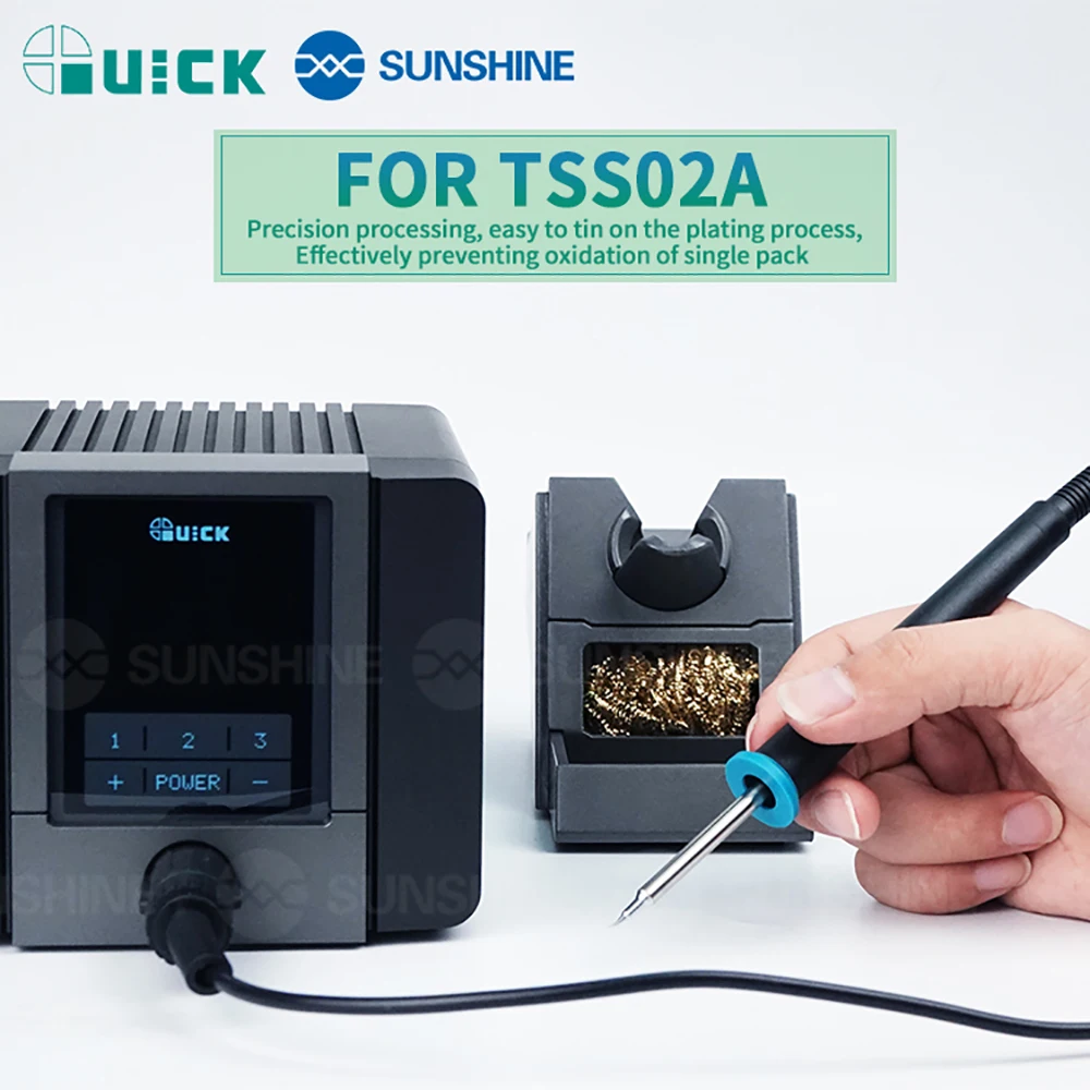 Original QUICK TS1200A Bleifreie Lötspitze Schweißstift-Werkzeug TSS02-SK TSS02-I TSS02-1C TSS02-J TSS02-KK Lötspitze – Detail 2