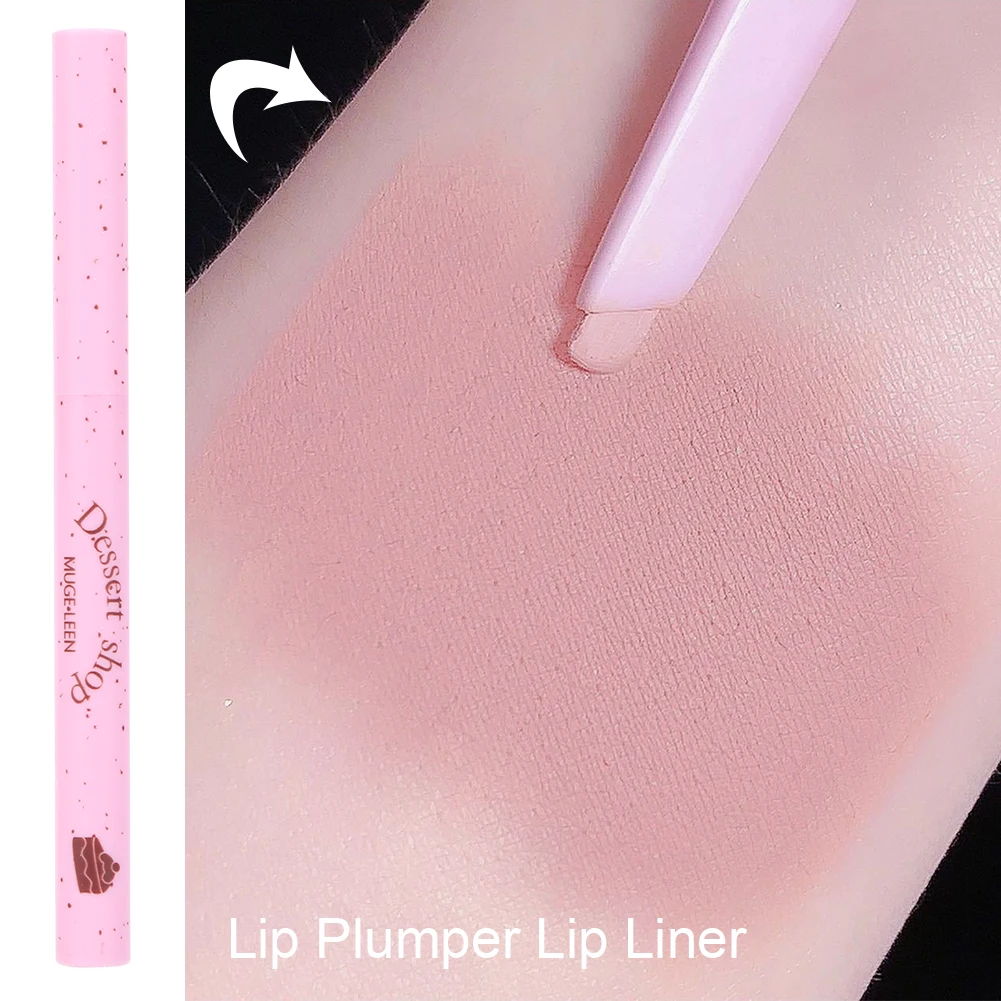 Milk Matte Smooth Lip Liner Pen Nude Pink Lip Tint Lips Cosmetic Waterproof Lasting Contouring Lips Lip Stick Pencil