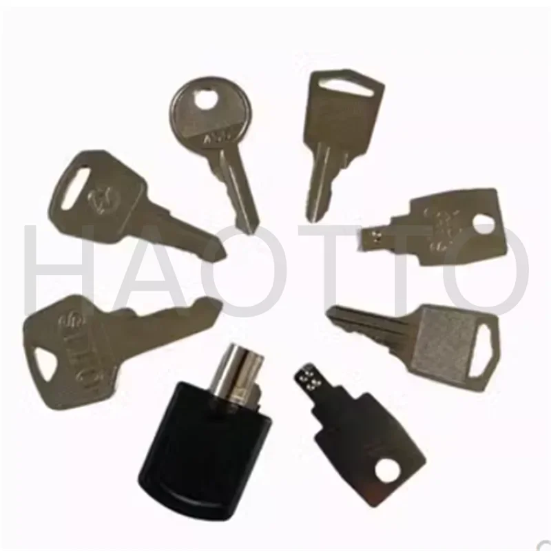 Para Xizi Otis llave de escalera mecánica A B C D E F 455 llaves 455 llave de ascensor cerradura de puerta pequeña controlador de estación Base de ascensor