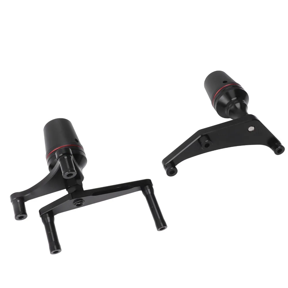 

2Pcs Motorcycle Frame Slider Antirust Black Strong Protection Anti Crash Frame Protector Replacement