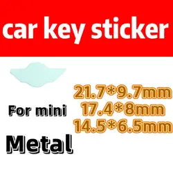 5pcs/Lot Car Key Logo Sticker Emblem for BMVV Mini Cooper Remote Car Key Case Countryman Clubman F-Series F55 F56 r56 Year JCW