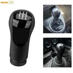 5 Speed Manual Gear Shift Knob Stick Car Gear Shift Knob Replacement Black Plastic For Ford Fiesta Fusion Transit Connect 2002+