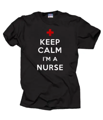 Gift For Nurse T-Shirt Keep Calm And Nurse ON T-Shirt NCLEX Tee Shirt