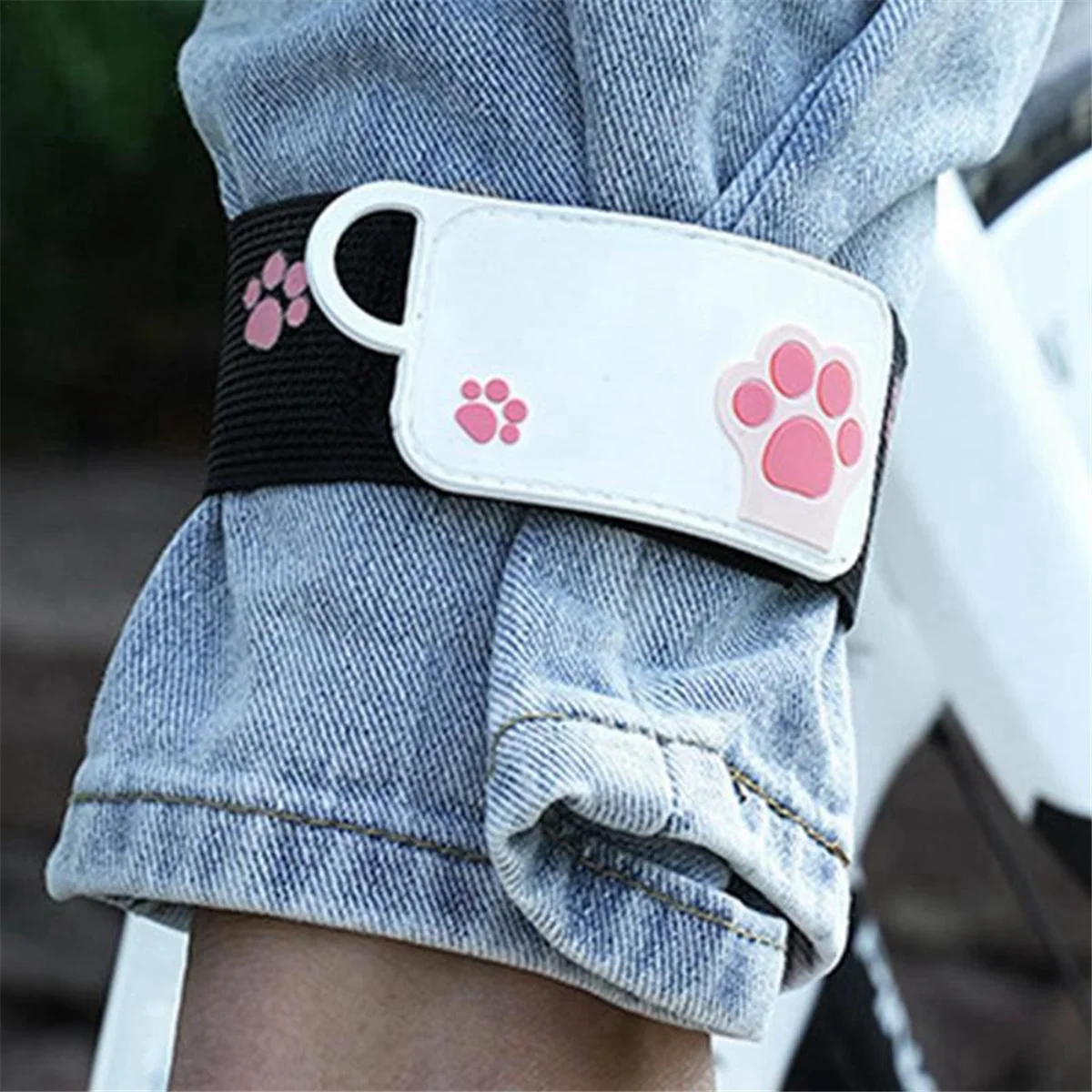 A77I 사이클 다리 스트랩 카우보이 부츠 용 고양이 발톱 부츠 스트랩 사이클링 액세서리 사용 승마 장식 다기능 조절 가능