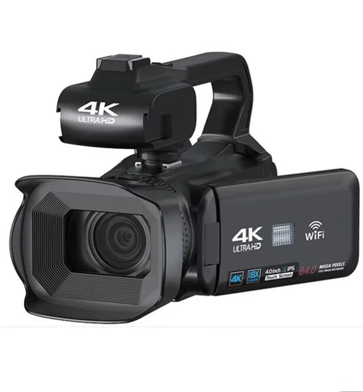 Winait Portable 4K Digital Camcorder with Touch Display Digital Video Recorder