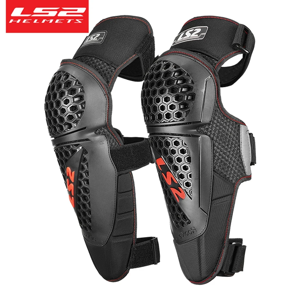 

LS2 Original Motorcycle Knee Elbow Pads Mesh Breathable Anti-fall Motocross Protective Combo Moto Joelheira Motorcycle Knee Pads