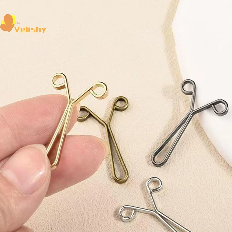 Kancing Celana Jeans Bentuk U yang Dapat Disesuaikan, Kancing Jepret Tanpa Bekas, Klip Celana Lepas Pasang, Aksesoris Pakaian