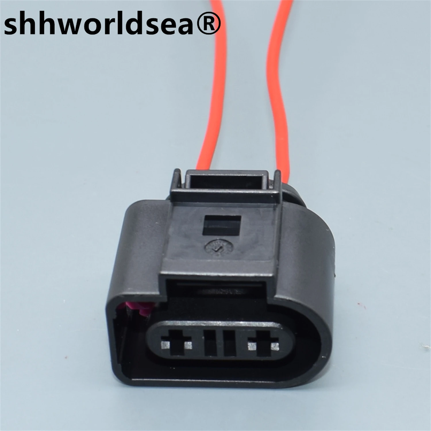 

shhworldsea 3.5mm 1K0973202 1J0 973 202 A3 A4 A6 A8 Seat 2 pin Electrical Connector Plug Pigtail with 15cm 18AWG wire