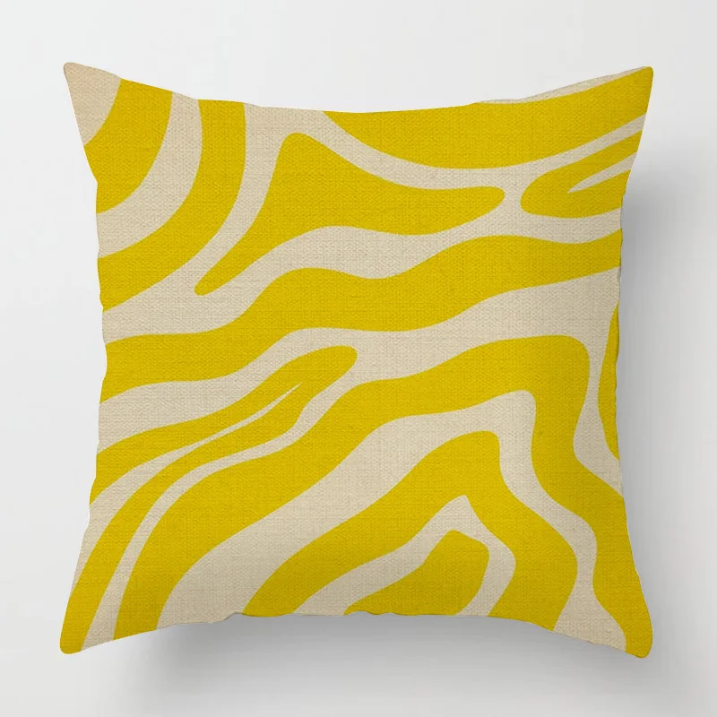 Home Decor Vibrant Geometric & Swirl Pattern Pillow Covers Pattern Cushion Cover Suitable for Sofa Bedroom Car Pillow Cover view 5