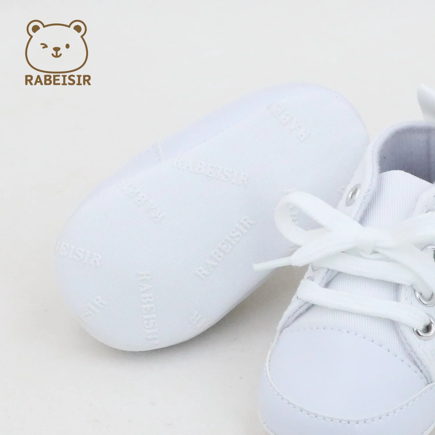 Primavera e outono sapatos de lona das crianças 0-6-12-18 meses sapatos de bebê passo frente sapatos fundo macio antiderrapante e salto não-queda