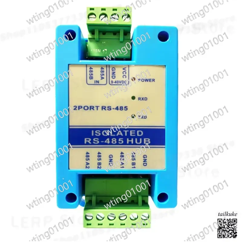 for 2 4 8 port RS485 signal amplifier hub repeater with anti interference photoelectric isolation lightning protection and