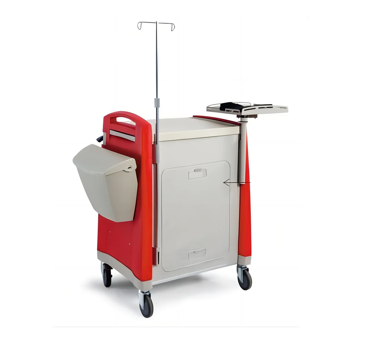 Carrello medico di emergenza in ABS per mobili ospedalieri per carrello per medicinali ospedalieri